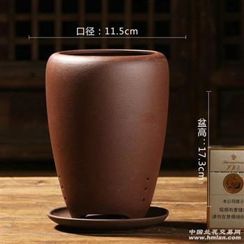 忆兰陶艺精品紫砂兰花盆 传统工艺与现代场地的完美结合